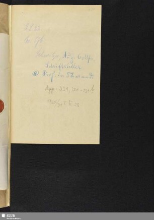852-852b. Schweitzer, August Gottfried