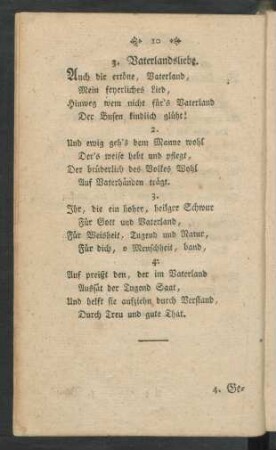 3. Vaterlandsliebe