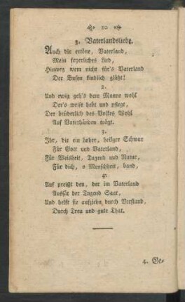 3. Vaterlandsliebe