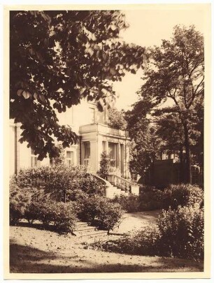 Garten Klippgen, Dresden-Loschwitz: Garten der Villa