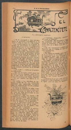 El anacronópete - (Conclusión) : PBT novelesco