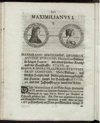 Maximilianus I.