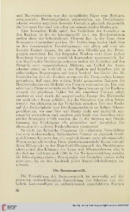 Die Bauornamentik
