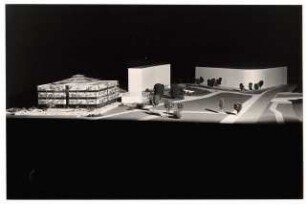 Amerika-Gedenkbibliothek, Berlin-Kreuzberg Erweiterung: Modell