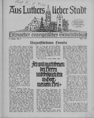 Unzerstörbare Freude / Mitzenheim