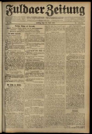 Ausgabe vom Freitag, den 27. Juli 1917.