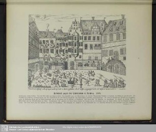 Aufstand gegen die Calvinisten in Leipzig. 1593
