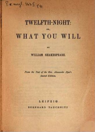 The plays of William Shakespeare : in 37 parts, 10