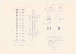 Unbekanntes Projekt: Grundriss, Schnitt A-B, Detailschnitte 1:10