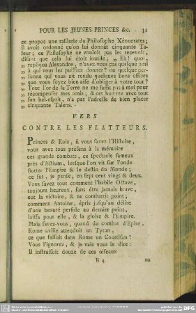 Vers Contre Les Flatteurs