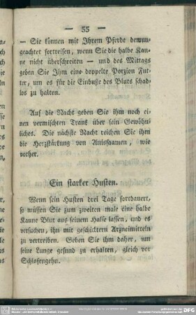 Ein starker Husten