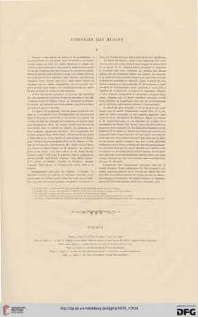 Courrier des musées
