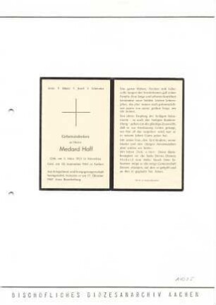 Hoff, Medard