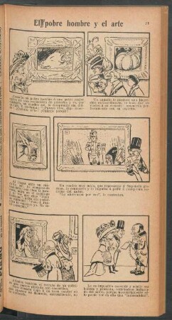 El pobre hombre y el arte - [Cómic]