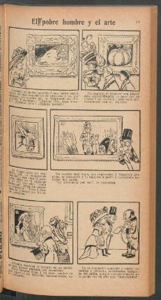 El pobre hombre y el arte - [Cómic]