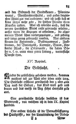 XV. Kapitel. Die Gelbsucht.