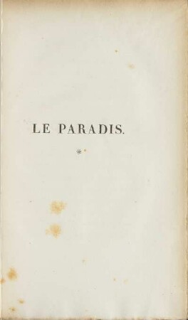 Le Paradis.