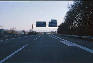 Abzweig nach Nürnberg (Mannheim Richtung Stuttgart)