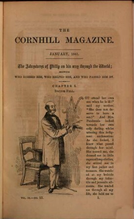 The Cornhill magazine. 3,1. 1861