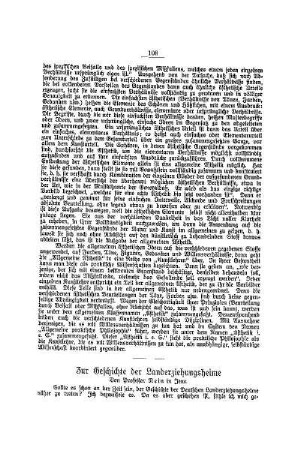 Zur Geschichte der Landerziehungsheime