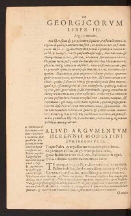 Georgicorum Liber III.