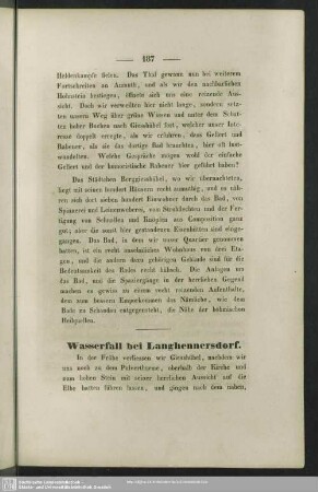 Wasserfall bei Langhennersdorf