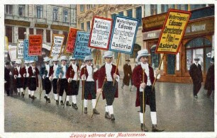 Leipzig während der Mustermesse