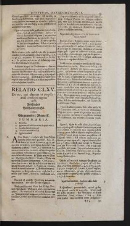 Relatio CLXV.