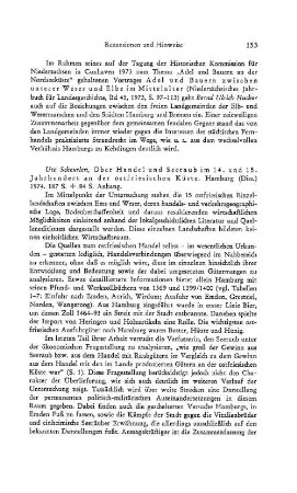 Scheurlen, Ute :: Über Handel und Seeraub im 14. und 15. Jahrhundert an der ostfriesischen Küste, Dissertation : Hamburg, 1974