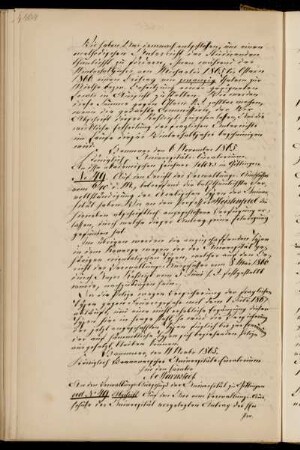 Bewilligung eines Zuschusses zur Vervollständigung der arabischen Drucktypen mit Abschrift des entsprechenden Reskripts an den Bibliothekar Wüstenfeld.