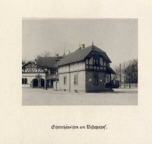 Strieder, Wilhelm. Erheberhäuschen beim Westbahnhof