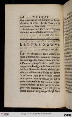 Lettre XXXVI