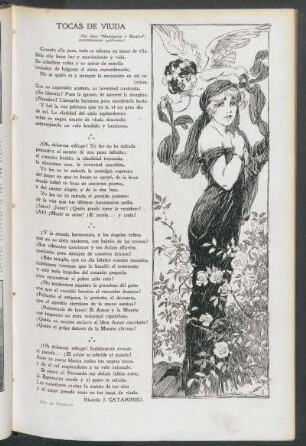 Tocas de viuda : (Del libro "Madrigales y Elegías", recientemente publicado)