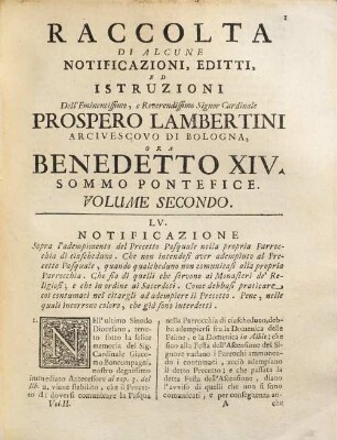 Raccolta di alcune notificazioni, editti, ed istruzioni pubblicate per buon governo della sua diocesi, 2