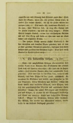7. Die sicilianische Vesper