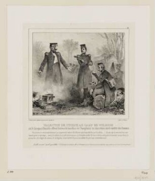 Charlet, Valentin und ein Sergent, Blatt 35 der Folge "Leben des Valentin"