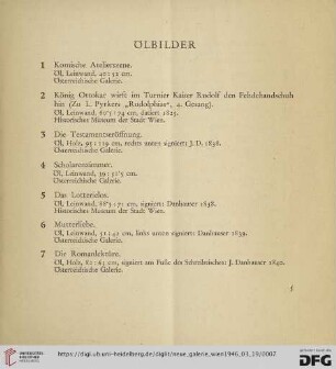 Ölbilder (Nr. 1 - 18)