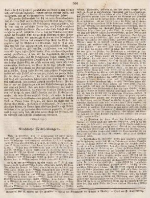564 Kirchliche Mittheilungen
