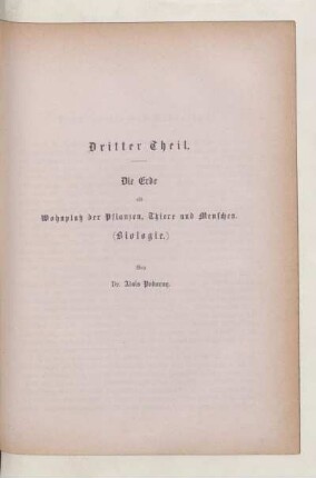 Dritter Theil