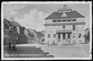Glashütte. Uhrmacherschule