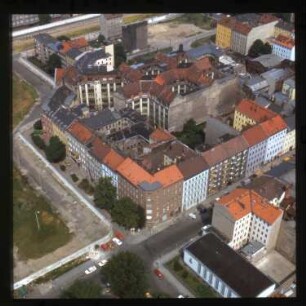 Diapositiv: Waldemarstraße, Leuschnerdamm, Bethaniendamm,1983