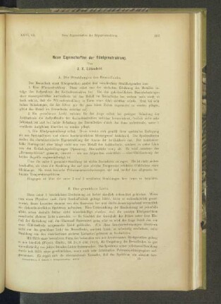 Neue Eigenschaften der Röntgenstrahlung.
