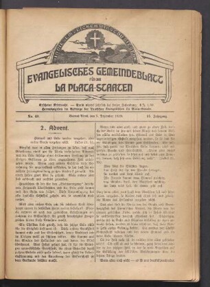 No. 49. 3. Dezember 1919