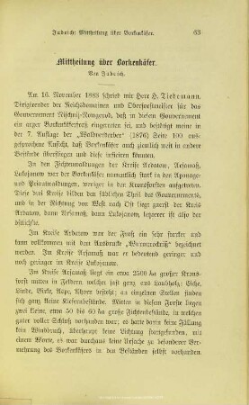 I.6. Mittheilung über Borkenkäfer