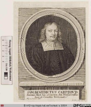 Bildnis Samuel Benedict Carpzov