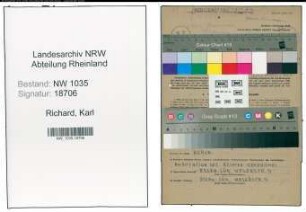 Entnazifizierung Karl Richard , geb. 02.05.1921 (Ingenieur)