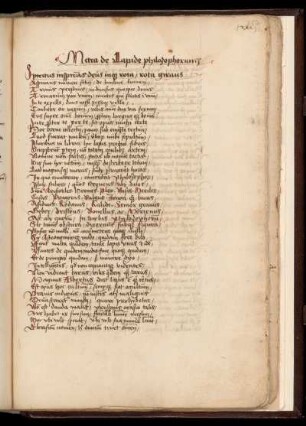 [Metra et Dicta (u. a. Johannes Ticinensis)]