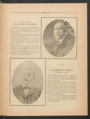 Don Bartolomé Martínez, presidente actual