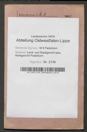 Erblasser: Willecke oder Willeke, Therese, geb. Hesse: