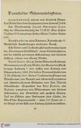 Darmstädter Sehenswürdigkeiten